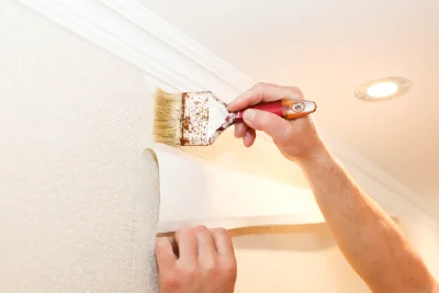 Pose de papier peint à Saint-Père-sur-Loire — revêtements muraux et toiles de verre